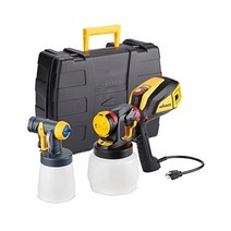 Wagner Spraytech 0529091 FLEXiO 5000 고정식 HVLP 페인트 분무기 대부분의 희석되지 않은 라텍스 스프레이 2개의 노즐 iSpray 노즐 및 디테