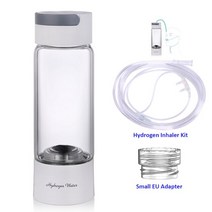 DrVoda-최신 SPE 수소 물병 생성기 Q10 순수 H2 메이커 유리 컵 바디 일본 PEM 전기 분해 이오나이저 3000p, 01 white