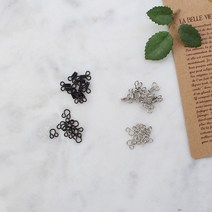 짱패브릭 인형옷만들기) 6mm 걸고리 마이깡 후크, 블랙