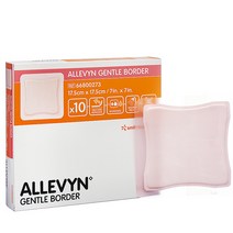 알레빈 Gentle Border 17.5X17.5cm 10매입 드레싱밴드, 단품