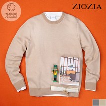 지오지아 지오지아 20FW 캐시미어 혼방 라운드 니트 AAA4ER1103 BE