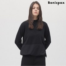 보니스팍스 밑단 우븐배색 반폴라 티셔츠-MF99TS112