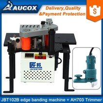 JBT102B 더블 접착제 커버 휴대용 엣지 밴더 밴딩 머신 스트레이트 amp; 베벨 용, 03 with AH703_01 110V_02 EU