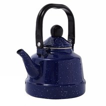 인덕션 가능 주전자 감성 난로 욜로 레트로 법랑 캠핑 앤틱 에나멜 1.1 1.7 2.5L, J, 2.5Lml