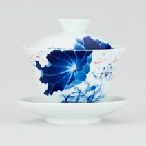 [와드몰] [2310190] 경덕진 청화 하당 연못 개완, 상세 설명 참조, 상세 설명 참조