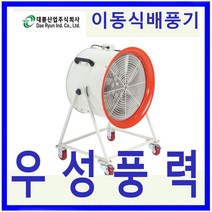윈디 대륜산업DR-E300DSB 이동식 포터블팬 덕트300mm 조선소 공사현장 강력 배풍기
