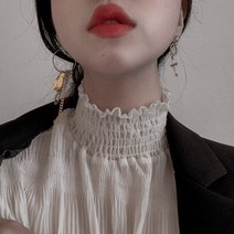 금춘이네 엔틱 끝판 왕 Bold Ring Earrings 언발 십자가 드롭 롱 귀걸이 빈티지 꼬임 링