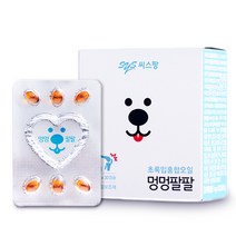 강아지 애견 관절영양제 멍멍팔팔 30캡슐, 30캡슐(1개월분)