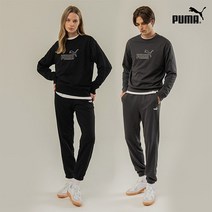 푸마(PUMA) [PUMA] 22FW 푸마스포츠 유니 맨투맨+조거팬츠 2컬러 택1