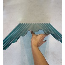 골판 1060X1800 골판렉산 V76 판넬 PC 파고라 지붕재 캐노피 렉산골판 렉산 폴리카보네이트 어닝 처마 차양, 투명 2400