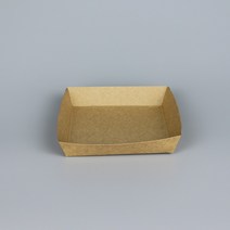 꼬지 햄버거 샐러드 스테이크용 크라프트 종이트레이 KY 8호 1200개, 단품, 단품