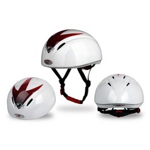 쇼트트랙 스피드스케이팅 어린이용 헬멧, 하얀색 M 260X200X140mm