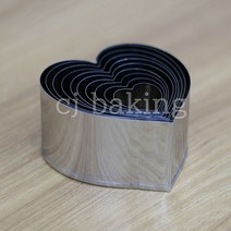 cjbaking KHnB 쿠키커터 스텐하트쿠키커터세트(10종)