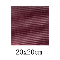 밀랍초 천연 기도 초천연 양초 재료 어린이를 위한 수제 DIY 꿀 공예 왁스 벌집 색상 밀랍 12 개, 15 wine red 20x20cm