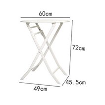 야외테이블 야장 테라스 야외 베란다 펜션 정원 가든 전원주택, 화이트테이블 60CM 높이72 색상 비고
