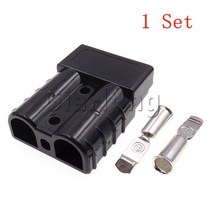 차량 usb 소켓 구리 접촉 전원 커넥터가 있는 50A 600V 이중 세트 전기 자동차 배터리UPS 케이블 용 플러, [01] Black, 01 Black, 01 Black