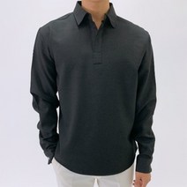 [바보사랑] 남자 봄 여름 가을 베이직 댄디 깔끔한 반오픈 셔츠[옷자락]