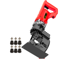 오구라펀칭기 밀워키전동공구 유압펀칭기 아이언 구멍, 2400W 강력한 업그레이드 앵글 스틸 모델