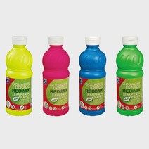 르프랑 레디믹스 리퀴드 템페라 형광 과슈물감 500ml, 초록