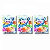 비달젤리 메가스위트젤리 믹스젤리 3개100g, 1개, 해당 상품 선택하기