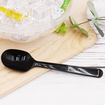 일회용빙수스푼 블랙 벌크포장 2000개 빙수수저숟가락, 없음, 빙수스푼 블랙 벌크포장 2000개