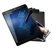 그림그리는패드 스케치북 칠판 LCD 스마트 전자메모장, 상세 페이지 참고, 블랙골드 14인치 + 정품 가죽 케이스
