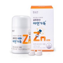 함소아 아연가득 사과맛 1000mg x 120정 3통, 상세페이지 참조, 3개