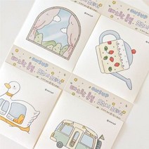 온숲 따스한 휴일 모조지 스티커팩