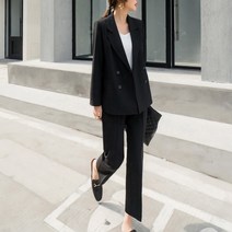 넷투넷코리아 여성 정장자켓 바지 투피스 캐주얼 상하의세트 출근룩