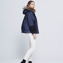 올리비아로렌 NC13 라쿤털후드중기장점퍼 VVCKDVW9321