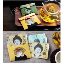 신사임당 얼굴돈봉투 로또 센스있는 어린이집 세뱃돈 새해 용돈