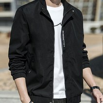 자수 스탠드카라 자켓 남자 남성 점퍼 봄 가을 간절기 블루종 아우터 WI093J