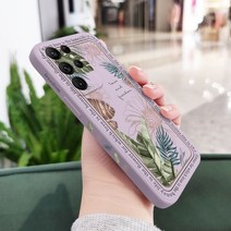 Ins 열대 스타일 삼성 호환 갤럭시 휴대폰 케이스 S23 S22 S21 S20 울트라 플러스 FE S10 S9 S10E 노트 20 10 9 커버