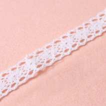 [대원] 토션레이스 15mm화이트 10묶음
