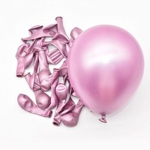품 생일 203050pcs 5 인치 크롬 금속 라텍스 풍선 골드 실버 글로브 웨딩, 50pcs, pink