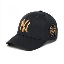 [국내매장판]MLB모자 서클 커브캡 NY Gold 골드 3ACP1601N-50GOS
