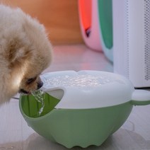 반려동물 자동순환 급수대 Waterer, 화이트+블랙, 화이트+블랙