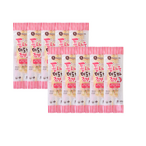 (냉동) 미도어묵핫바 까망베르치즈 미도바 점보 (100g) 5개, 통새우 1팩(5개)