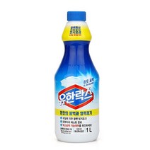 유한락스 흰옷 표백과 얼룩 제거 1L 황변 방지효과, 유한락스 흰옷표백 1L, 본상품선택