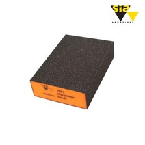 안전한 사각 블록 샌딩 스펀지 사포 60 2개 연마작업 균일한표면 비철금속