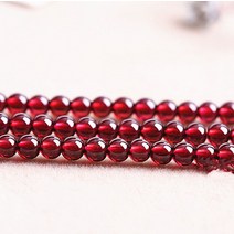 연화 [정품] 천연 가넷 원석재료 10mm 468mm 1줄, 단품