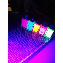 [만년필잉크] 야자컴퍼니 형광잉크 UV잉크 다잉메세지 하이라이터 6 Colors, 형광-오렌지