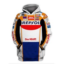 Repsol HRC 팀 레이싱 익스트림 퍼포먼스 챌린지 후드 풀오버 남성용 야외 오토바이 산악 크로스 컨트리 슈트 2021