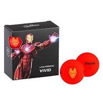 볼빅 마블 골프공 4개입 Volvik Marvel 4Ball Pack 캐릭터 굿즈 블랙팬서 캡틴 아메리카 헐크 아이언맨 스파이더맨 토르, 아이언 맨