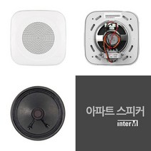 경성 인터엠 아파트 스피커 3인치 1W 사각 벽부 경비실 안내 방송 스피커, 01.인터엠_아파트스피커 3W