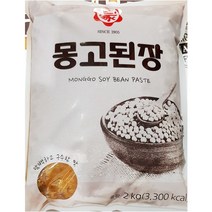 몽고장유 일식된장 ( 부천몽고 2㎏ ) 8개, 일식된장(부천몽고 2㎏)X8