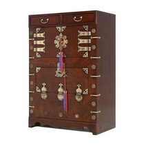 민규네고가구 전주장 중 원목 인테리어 전통 엔틱 고전 수납장, 단품