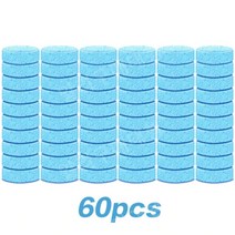 농축 고체 정제 발포 워셔액 자동차 앞유리 클리어 와이퍼 클리너, 60