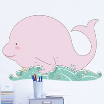 cj115-내친구고래 칠판스티커 칠판스티커