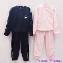 로엠걸즈 *편하고예쁜* 포근한 밍크벨로아티+조거팬츠상하세트 뉴코아울산성남점